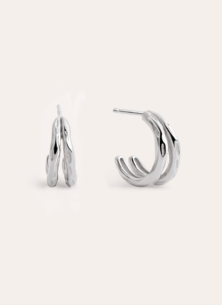 Claw Hoop Earrings