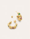 Pendientes Aro Sand Colors Baño Oro