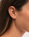Boucles D’oreilles Créoles Framboise Plaqué Or