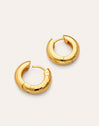 Imagen detalle de Hoop Earrings Serpenta Gold Plated