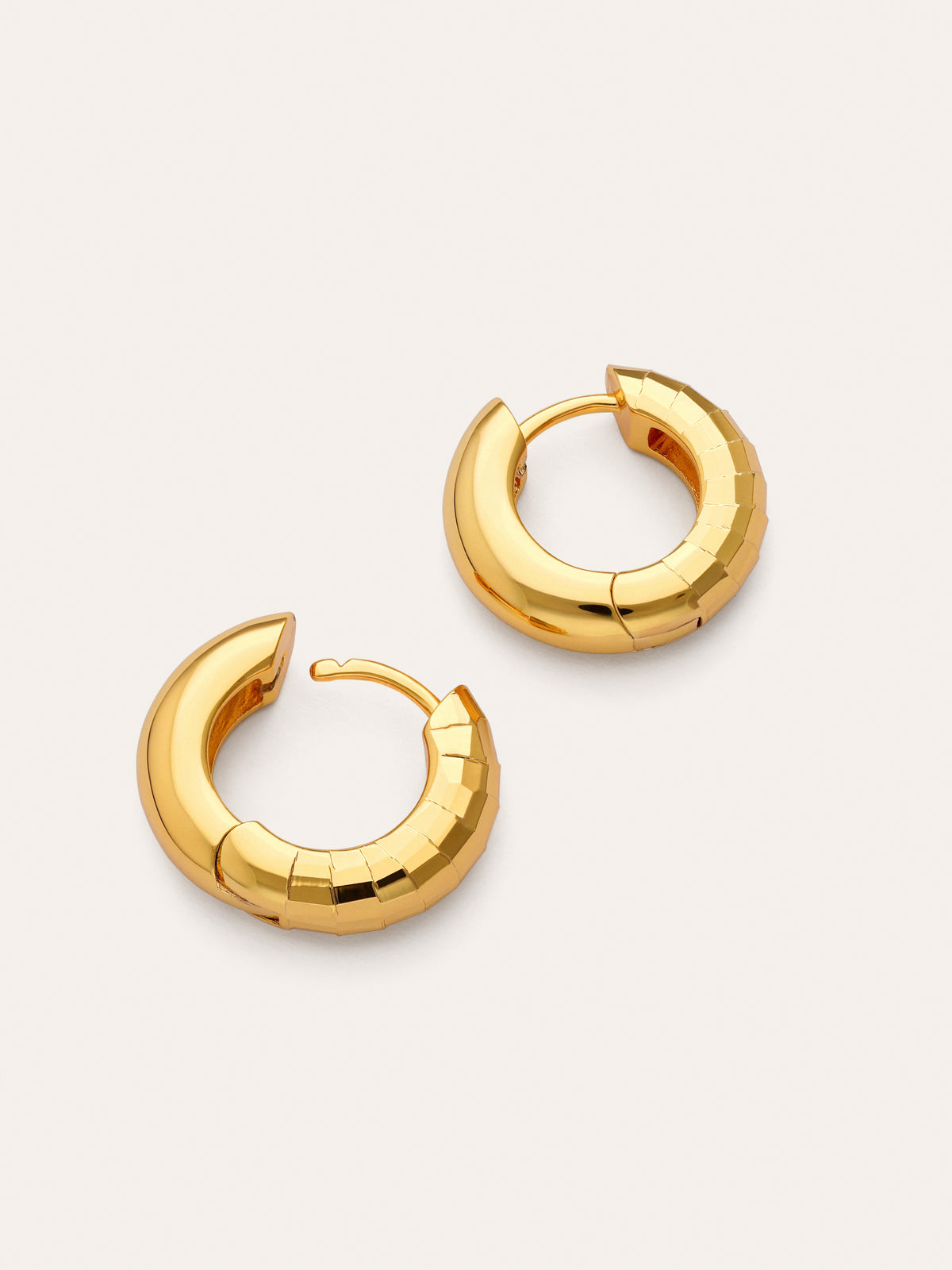 Imagen detalle de Hoop Earrings Serpenta Gold Plated