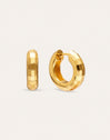 Hoop Earrings Serpenta Gold Plated