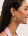Azores Sister Earrings Stainless Steel 18kt Gold Plated