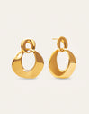 Azores Sister Earrings Stainless Steel 18kt Gold Plated