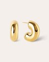 Ballon Stainless Steel Gold Earrings