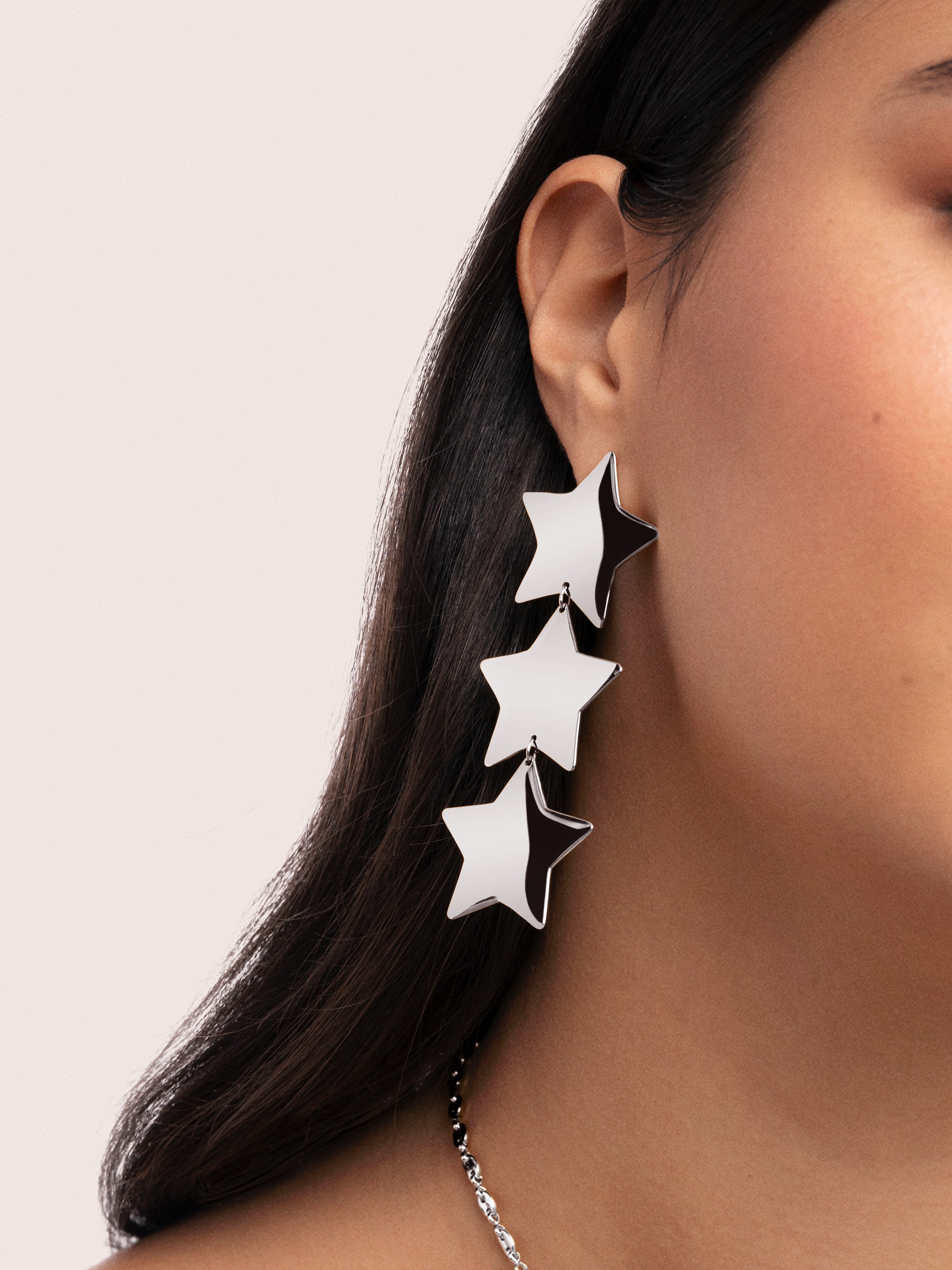 Pendientes Big Stars Acero