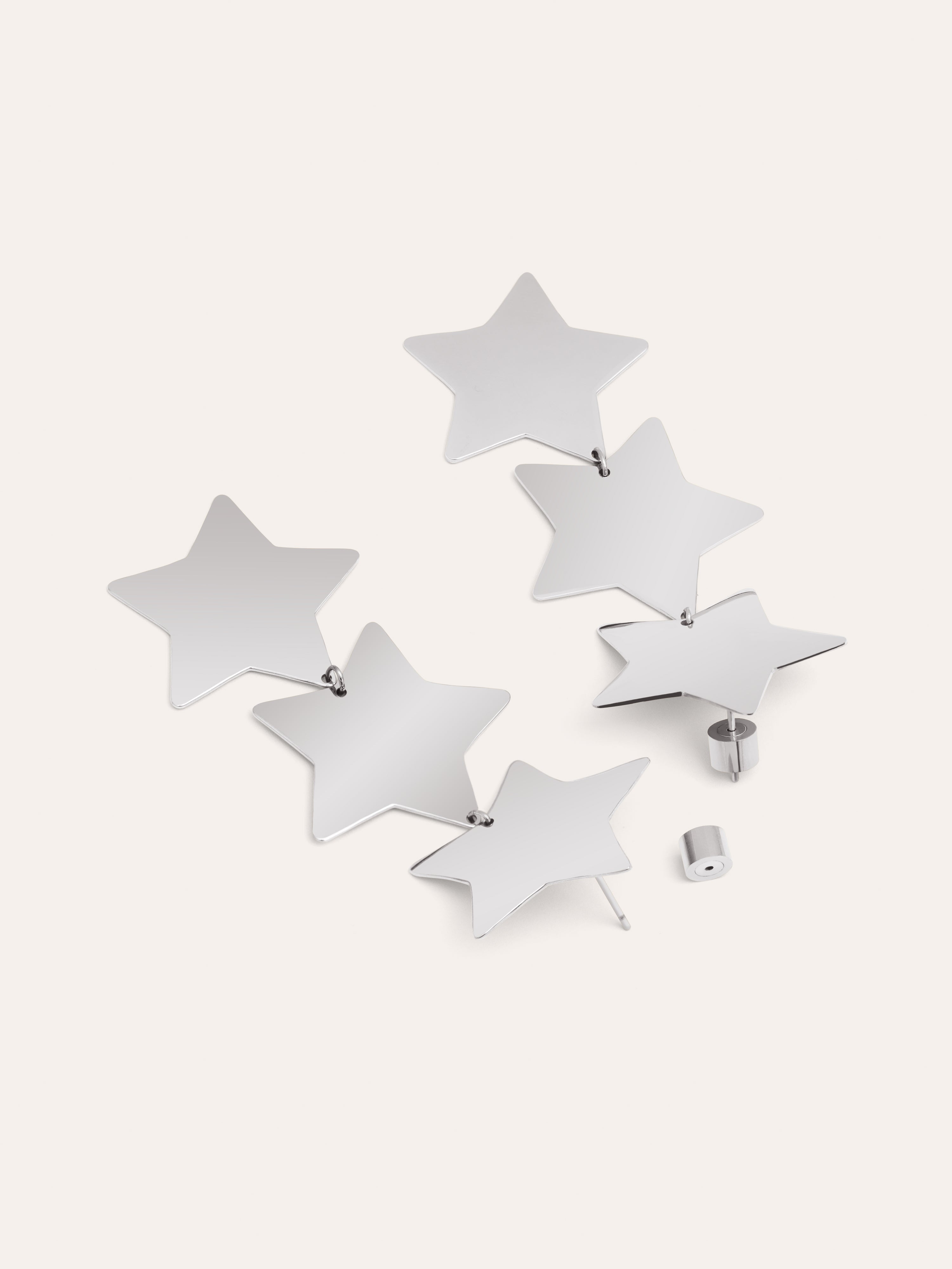 Pendientes Big Stars Acero