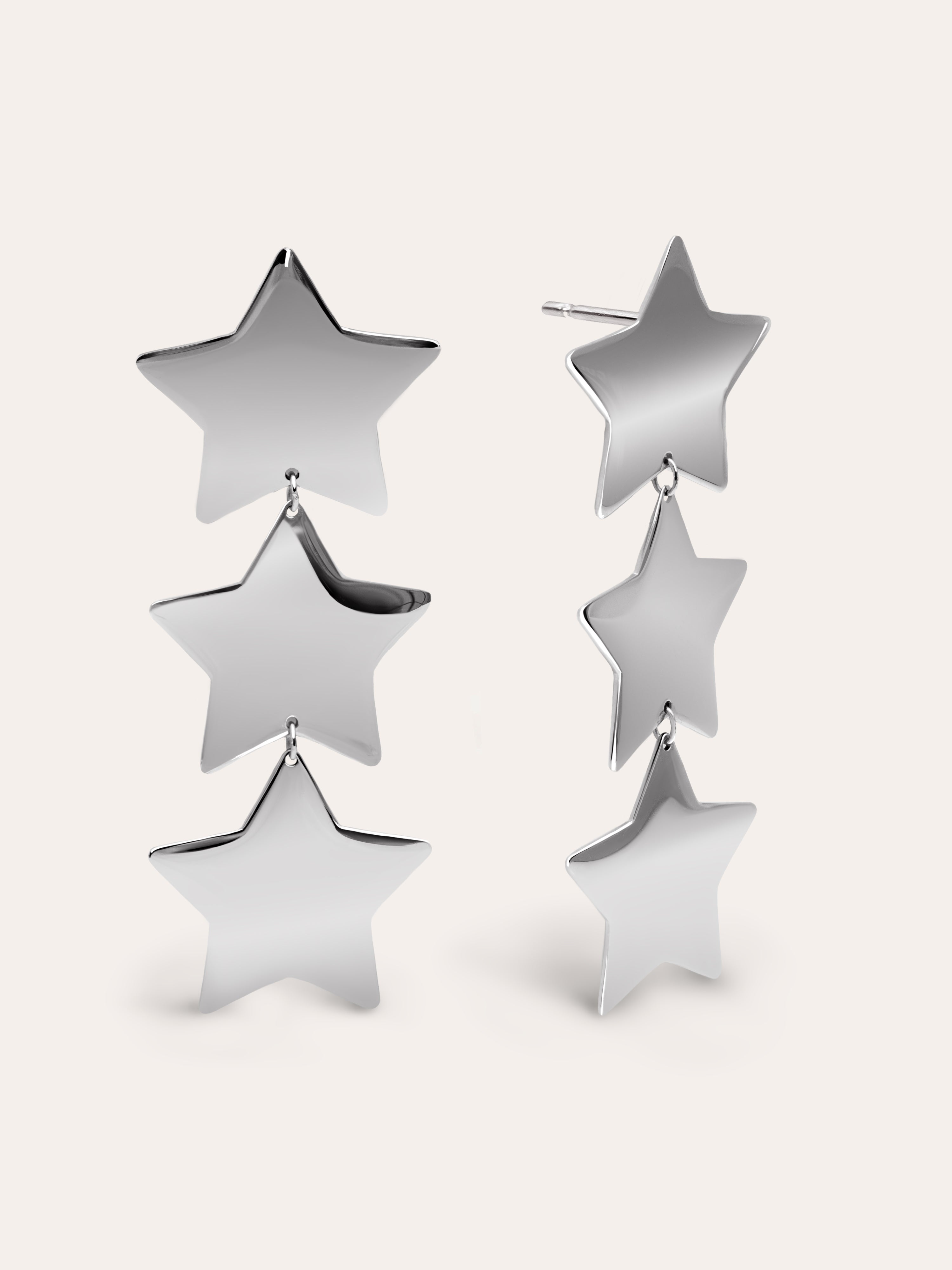 Pendientes Big Stars Acero