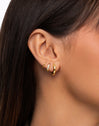 Carmen S Gold Hoop Earrings