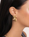 Camila Stainless Steel Gold Earrings