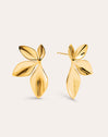 Camila Stainless Steel Gold Earrings