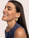 Pendientes Catalina Acero Baño Oro