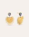 Pendientes Catalina Acero Baño Oro