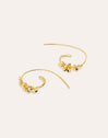 Pendientes Gladiolo Baño Oro