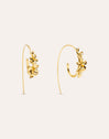 Pendientes Gladiolo Baño Oro