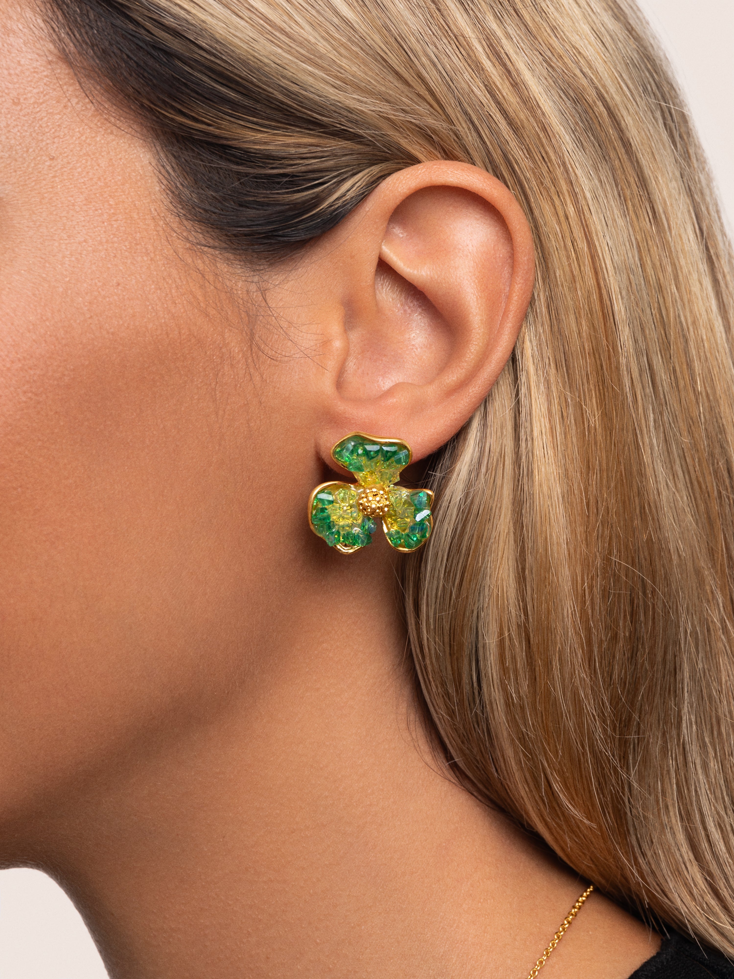 Clover Gold Earrings