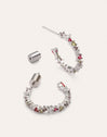 Boucles d'oreilles Créoles Estellar Colors