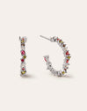 Boucles d'oreilles Créoles Estellar Colors