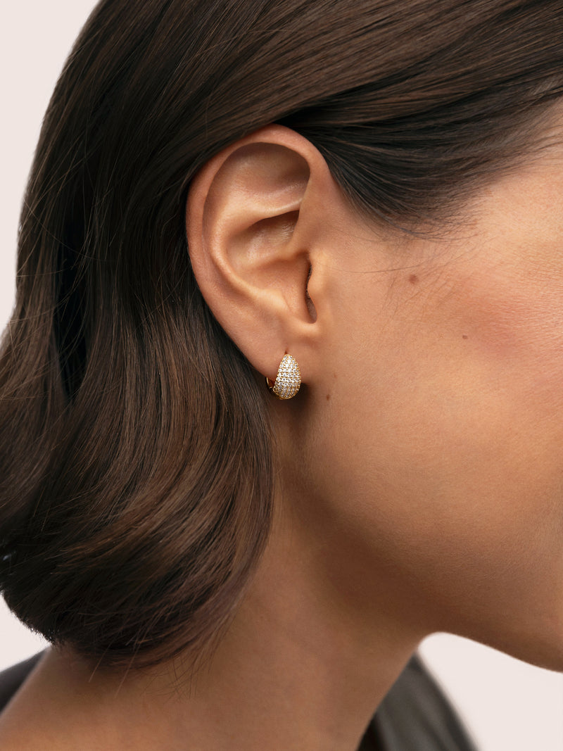 Pendientes Gota Scarlett Baño Oro