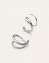 Imagen detalle de Spiral Drop Earrings Steel