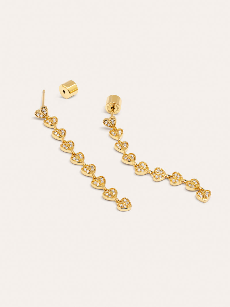 Pendientes In Love Baño Oro