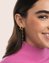 Boucle D’oreille à L’unité Créole Cleo S Plaqué Or