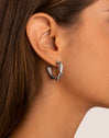 Pendientes Aro Lina Acero