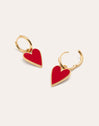 Pendientes Lovely Heart Baño Oro