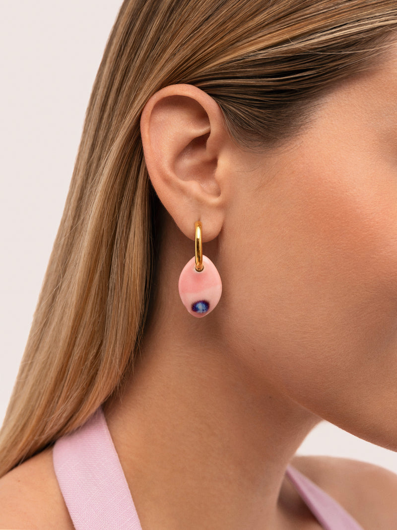 Boucles d'oreilles Mayari Acier Plaqué Or