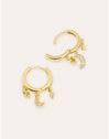 Imagen detalle de Boucles D'oreilles Midnight Sky plaqué or
