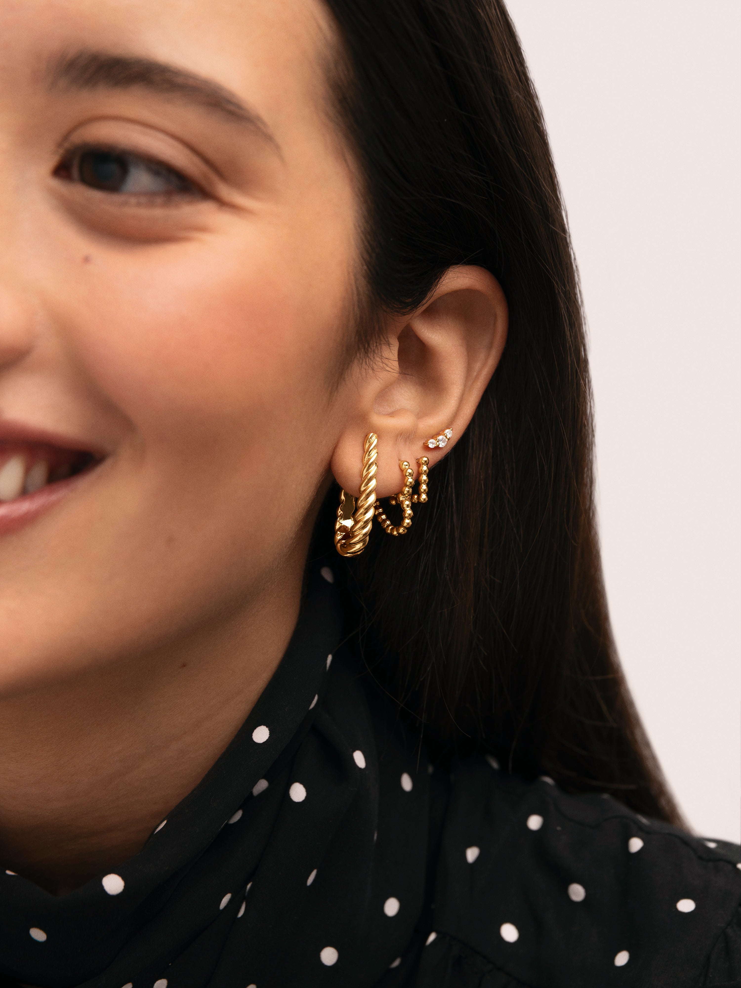 Tressia Gold Earrings 