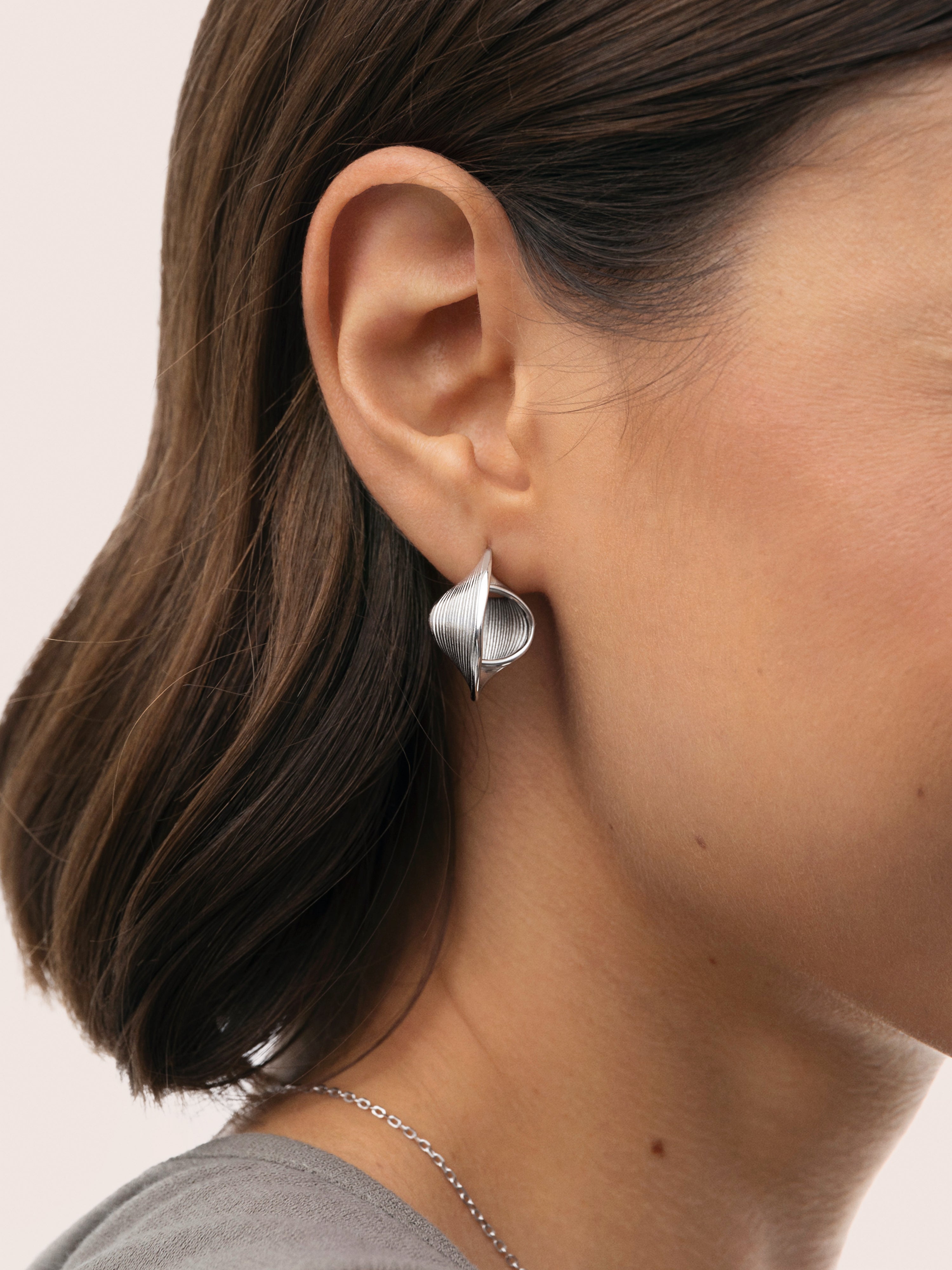 Mini Infinito Ohrringe, Edelstahl