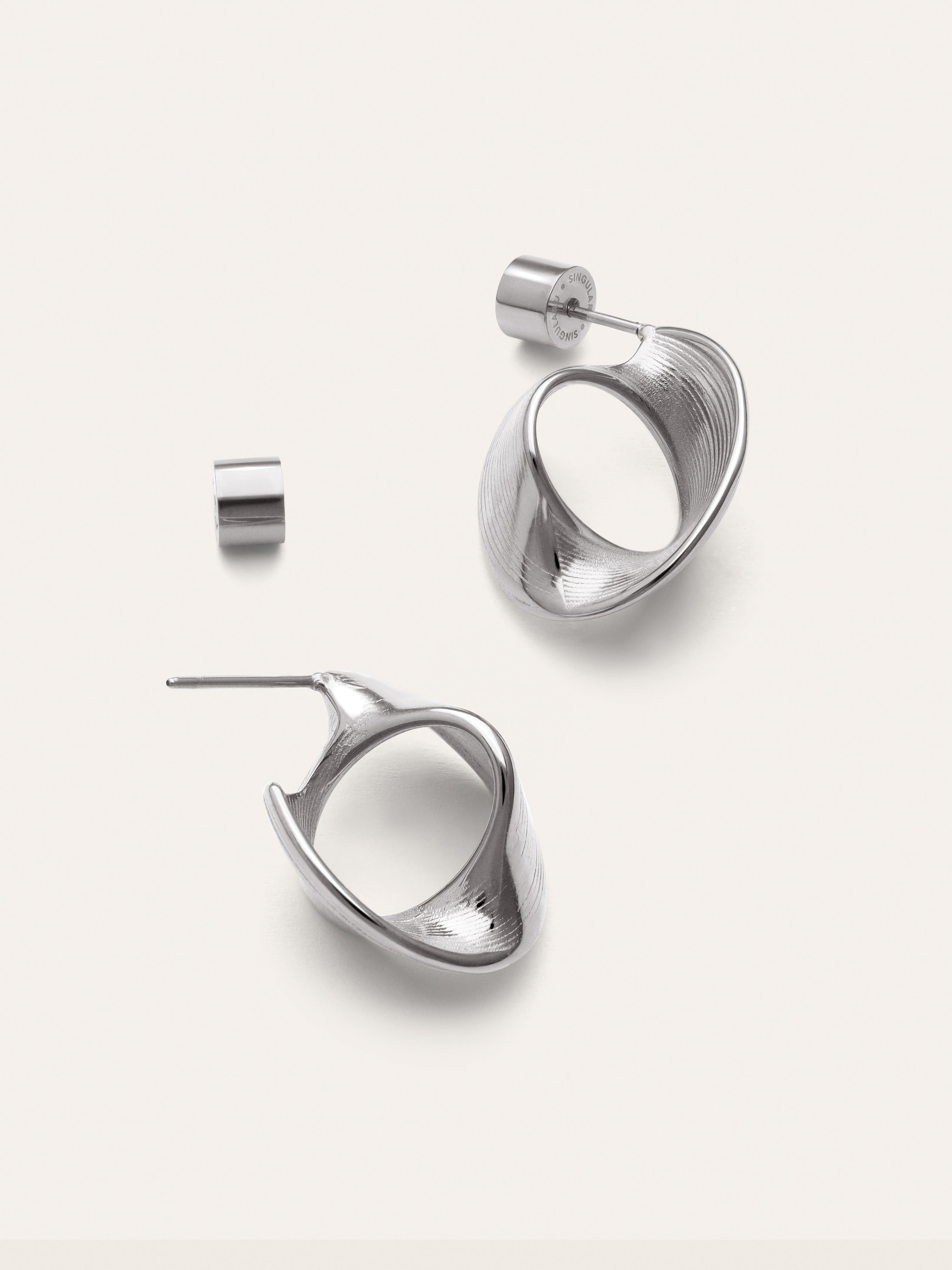 Mini Infinito Ohrringe, Edelstahl