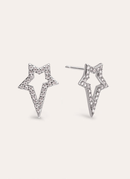 Pendientes My Star Plata