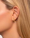 Boucles D'oreilles Midnight Sky plaqué or - vista 4