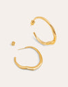 Odette Stainless Steel Gold Earrings