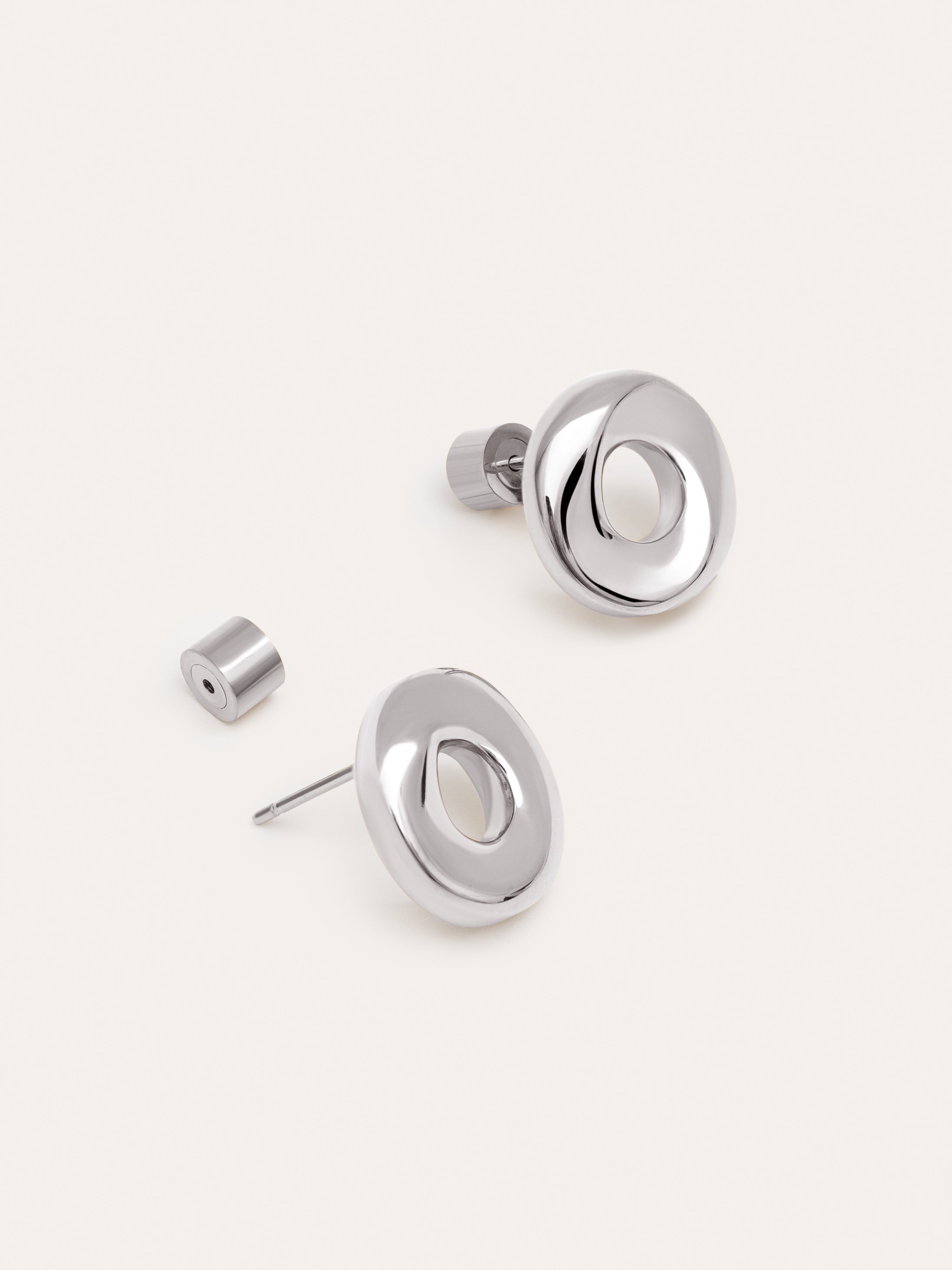 Orbit Stainless Steel Earrings 