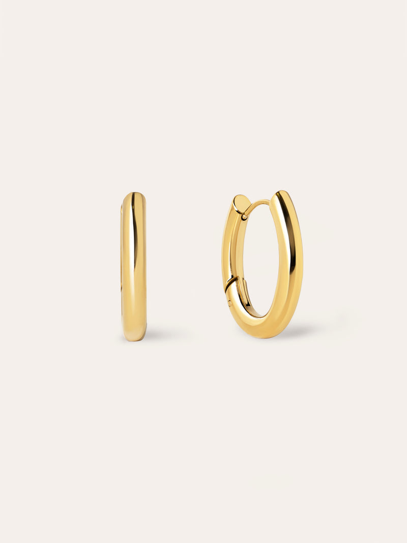 Pendientes Samba Acero Baño Oro