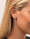 Pendientes Serpiente Acero