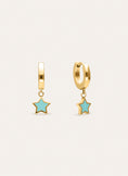 Brincos de Argola Star Sky Aço Banhado a Ouro