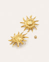 Pendientes Sun Light Acero Baño Oro