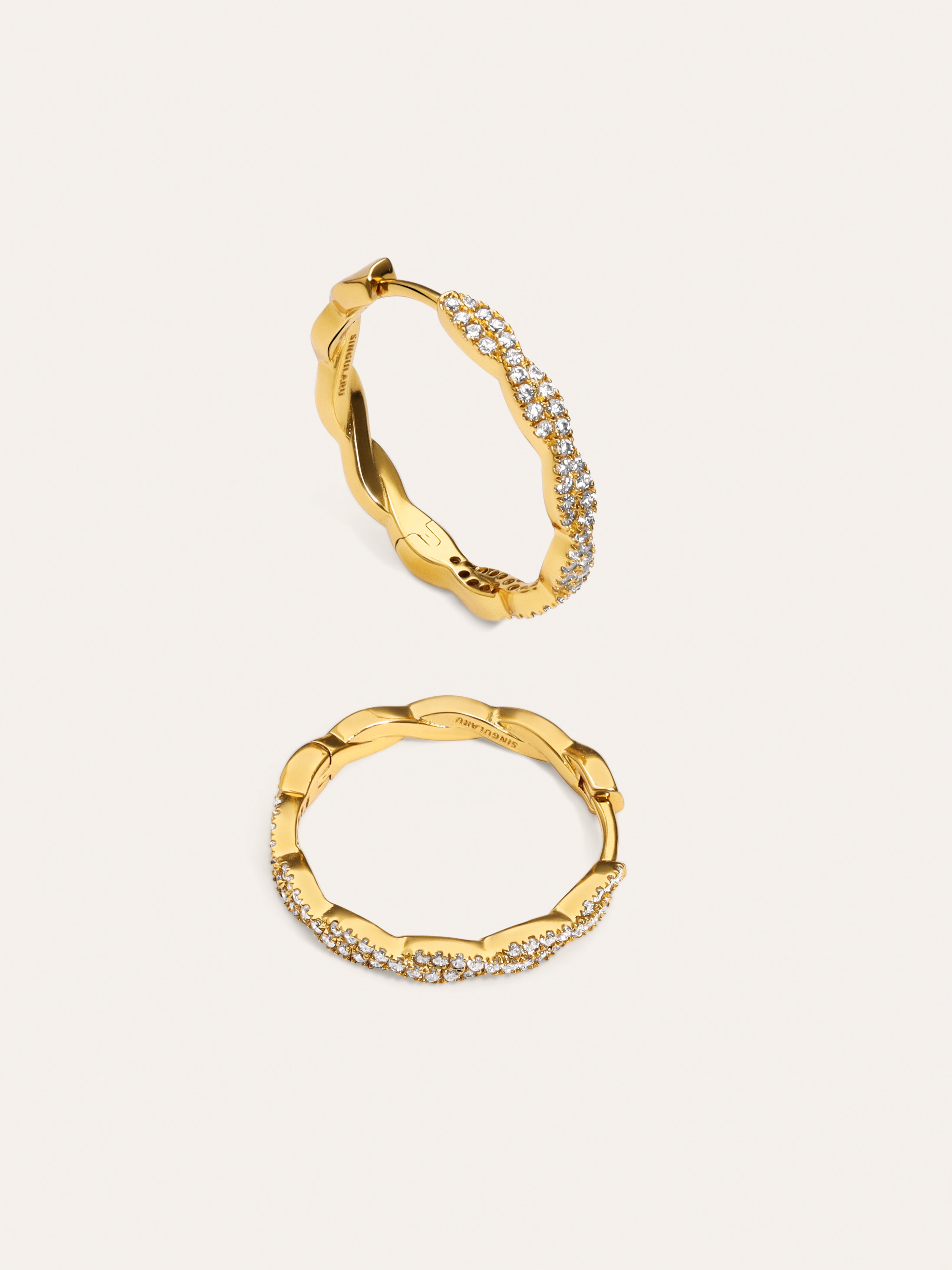 Tressia Spark Gold Earrings