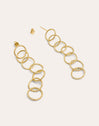 Pendientes Twist Circles & Circles Baño Oro