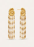 Boucles D'oreilles Zafira Shells Acier Plaqué Or