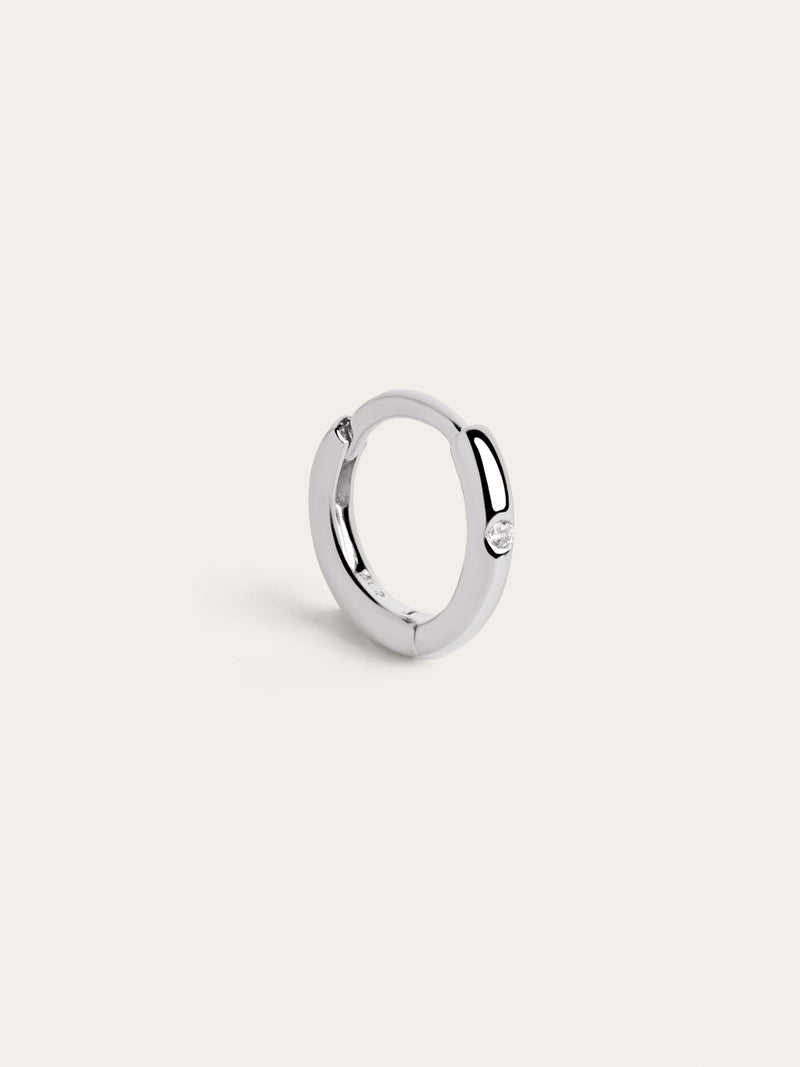 Boucle d'oreille simple anneau Klein Spark M