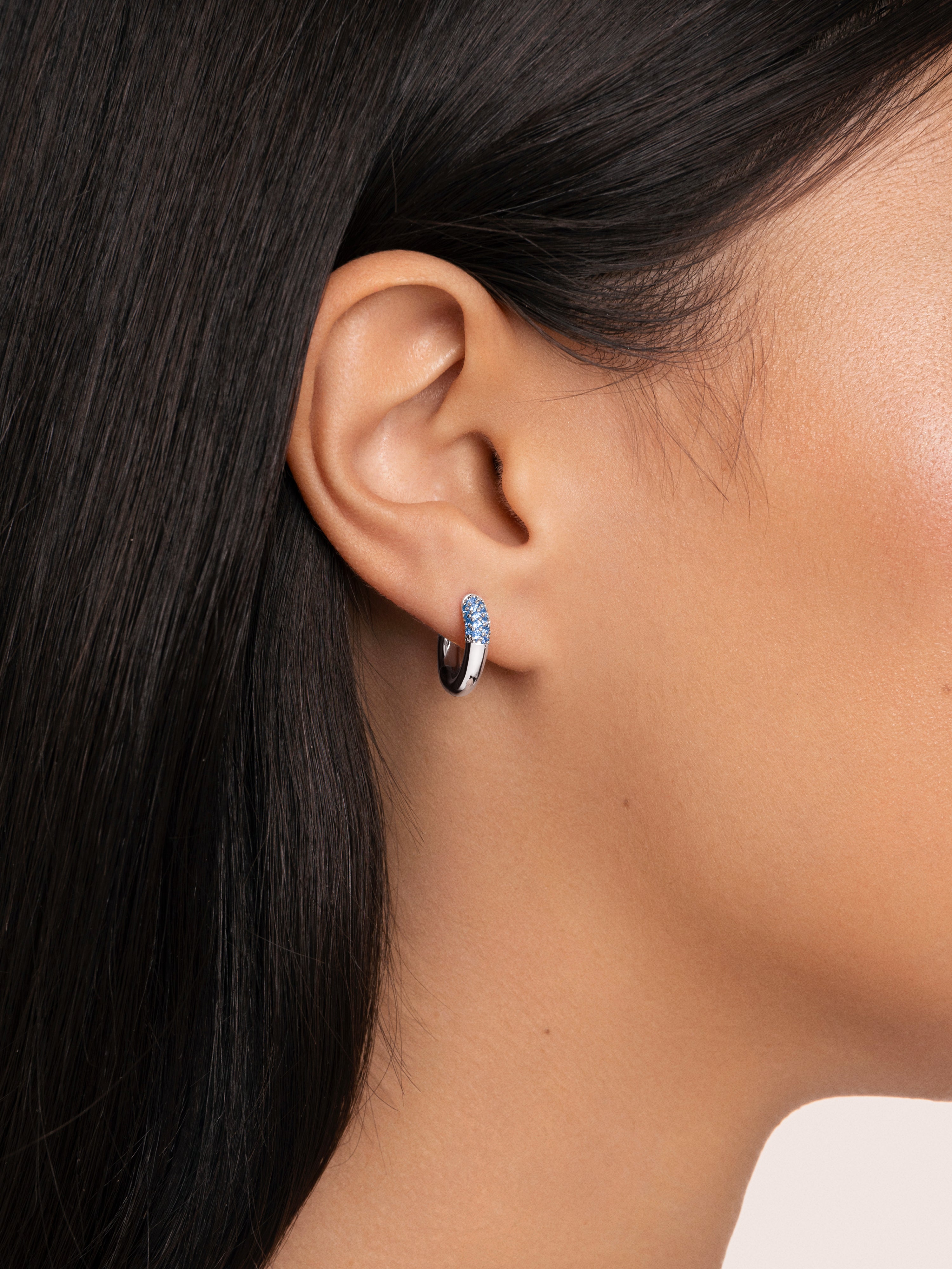 Alma Blue Single Earring