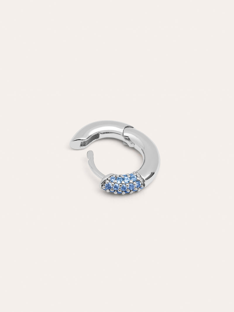 Brinco de Argola Individual Alma Blue