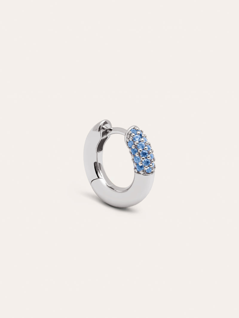 Brinco de Argola Individual Alma Blue