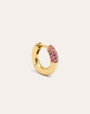 Pink Alma Gold Single Earring