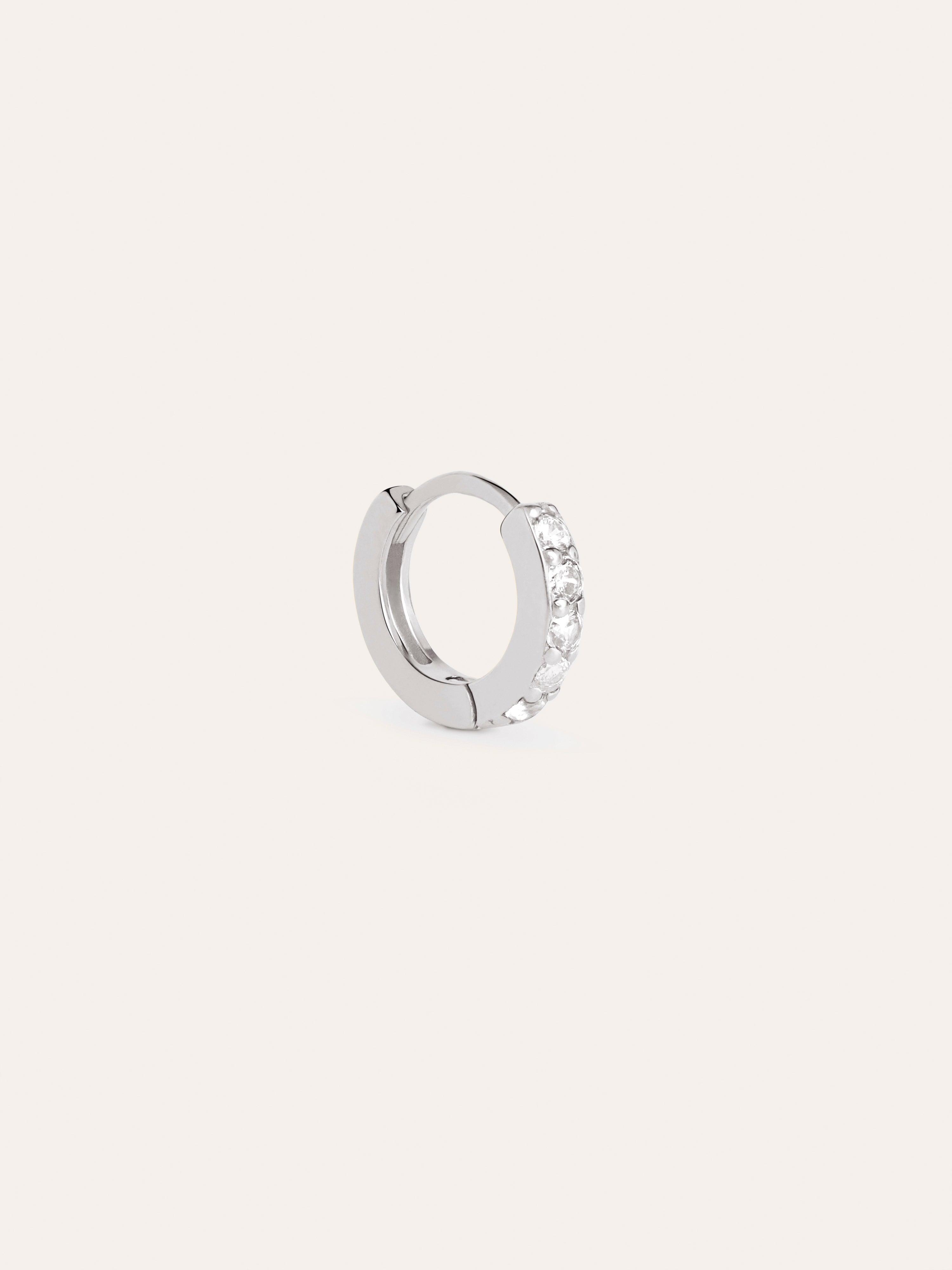 Boucle d'oreille simple Créole Cleo M